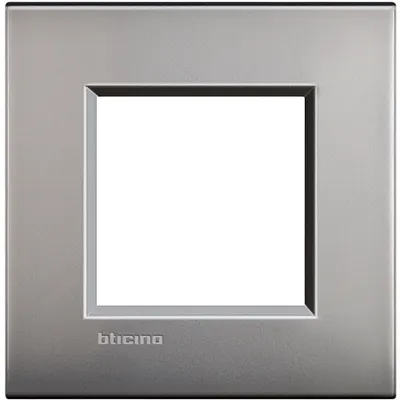 Placa Ornament 2 Module Nikel Mat Axolute