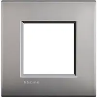 Placa Ornament 2 Module Nikel Mat Axolute