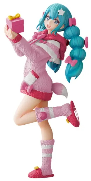 Statuetă Sega Animation: Hatsune Miku - Mokomoko Christmas, 21 cm