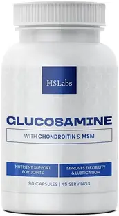 Glucosamine with Chondroitin & MSM, 90 capsule, HS Labs