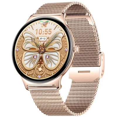 Smartwatch Blavec M01 Vesta Call, Roz Auriu