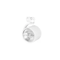 Reflector LED pentru sina monofazata, 16W, rotatie 320 grade, inclinare verticala 90 grade, alb mat