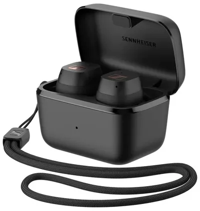 Căști wireless Sennheiser - Sport True Wireless, negre