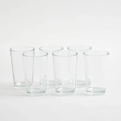Set 6 pahare din sticla pentru desert