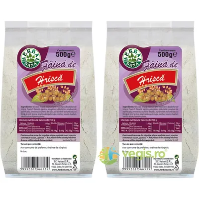 Pachet Faina de Hrisca 500g+500g