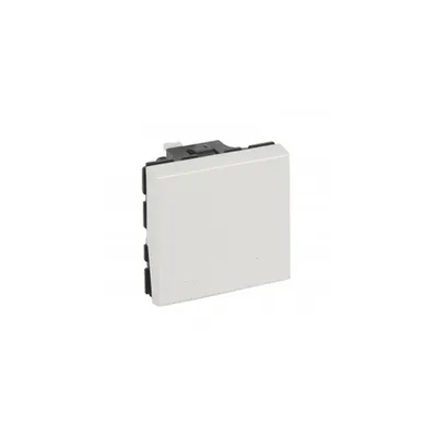 Intrerupator doua module Mosaic - 10 AX 250 V~ - 2 module - alb