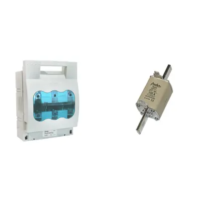 Pachet Soclu MPR Inchis NO 2 (Max 400A, 690V) + Sigurante MPR NH GG/GL NO 2/2C (400A) - Protectie Maxima si Sigura in Medii Dificile