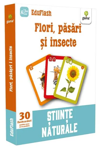Flori, păsări și insecte. EduFlash - Paperback brosat - ***