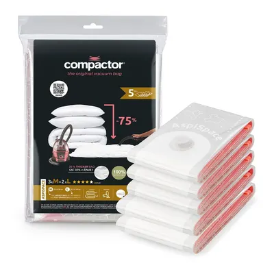Saci de vidat 5 buc. Aspispace M/L – Compactor
