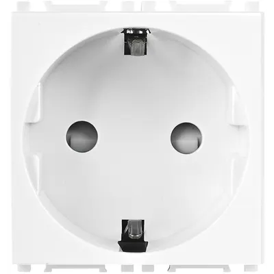 Priza schuko alba 2 module P-TOP 16A Thea Optima