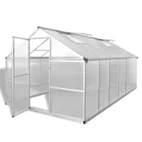 Gossi sera din aluminiu ranforsat cu cadru la baza, 9,025 m2