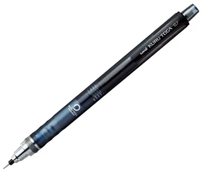 Creion automat Uniball Kuru Toga T – Fumuriu, 0.7 mm