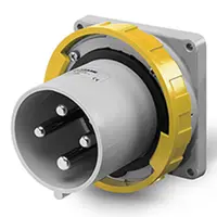 Stecher fixn125A 3P+E 4h 100-130V 50Hz 60Hz 114X114MM Terminal presetupa