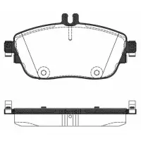 Set placute frana, frana disc ROADHOUSE 21485.08