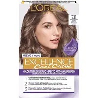 Vopsea de păr, L'Oréal Paris, Color Excellence Cool Creme, blond cenușiu intens