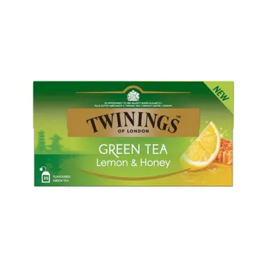 Ceai Verde Twinings cu Lămâie și Miere, 25 Pliculețe, 40g Engros
