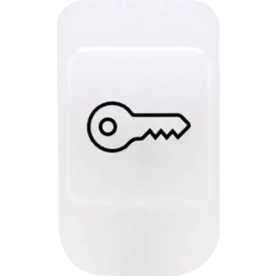 Lentila cu simbol iluminabil- KEY