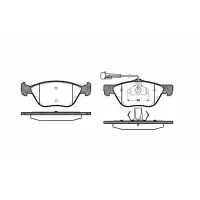 Set placute frana, frana disc REMSA 0589.02