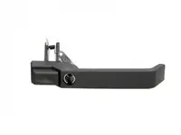 Maner usa Fata Dreapta exterior, cu locas incuietoare, negru potrivit LAND ROVER DEFENDER 2.2D-3.9 1990-2016