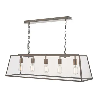 Lampa suspendata Academy 5 Light Bar Pendant Antique Copper