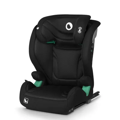 Scaun auto, Lionelo, i-Size Igo, 100- 150 cm, Cu isofix, Protectie laterala, Ajustare spatar in 2 pozitii, Tetiera Tri-Guard reglabila in 11 pozitii, Conform cu standardul european de securitate R129, Negru