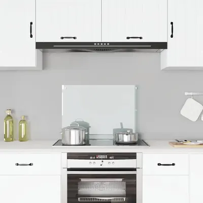 vidaXL Panou antistropi bucătărie transparent 70x50 cm sticlă securiz.