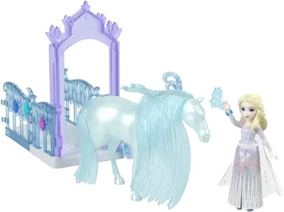 Set de joacă Disney Princess - Cu păpușă de 9 cm și cal, sortiment