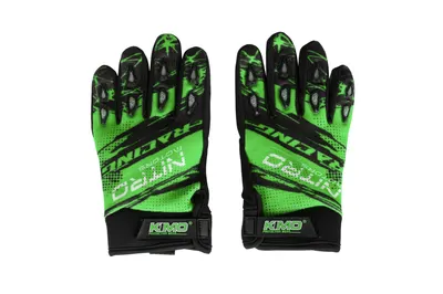 Manusi pentru copii KIMO Racing , culoare verde