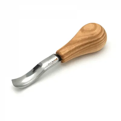 Dalta in forma de U scurta si indoita BeaverCraft P8a 14, taietura 14 mm, 140 mm