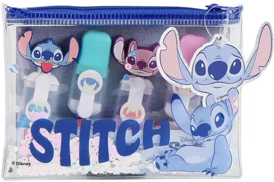 Set de markere fluorescente mini Cerda Stitch - 4 culori