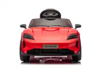 Masinuta electrica copii Porsche Taycan Turbo S Red cu licenta,telecomanda 2.4 G,acumulator 12V,deschidere usi,faruri cu led,pornire la buton,centura de siguranta,slow start