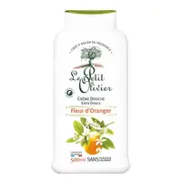 Gel de Dus Crema cu Flori de Portocal Le Petit Olivier, 500 ml