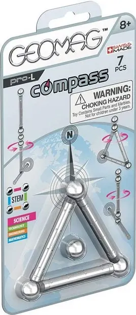 Constructor magnetic Geomag - Pro-L Compass, 7 piese