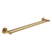 Suport prosop baie dublu Grohe Essentials 60 cm auriu periat Cool Sunrise