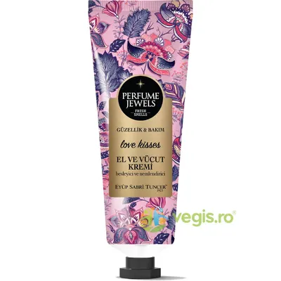 Crema de Maini si de Corp Perfume Jewels Love Kisses 50ml