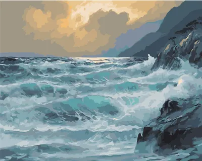 Kit pentru desen Picteaza dupa numere Newart - W4969, 40 x 50 cm
