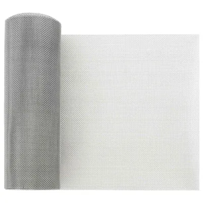 vidaXL Ecran din plasă 20 x 500 cm 20 Mesh Oțel Inoxidabil 201