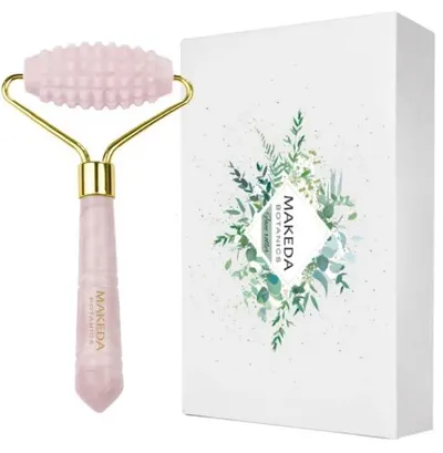 Makeda Botanics Rolă de față în relief, cuarț roz
