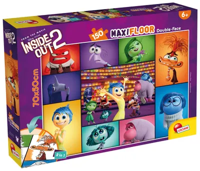 Puzzle cu două fețe Lisciani de colorat din 150 piese - Întors pe dos 2