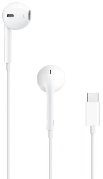 Căști cu microfon Apple - EarPods, USB-C, alb