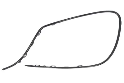 Ornament grila fata Dreapta Fata potrivit MERCEDES S-KLASA W222 2017-2020 - (Inferior; plastic; negru; AMG STYLING)
