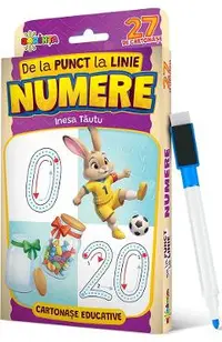 De la punct la linie: Numere. 27 de cartonase educative