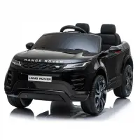 Masinuta electrica Range Rover, 4x4, 140W-12V, roti moi, scaun tapitat, echipare Premium, neagra