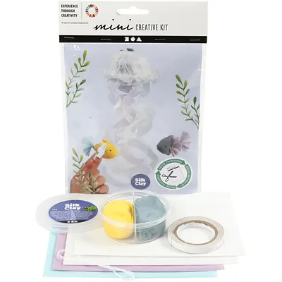 Set de creație cu plastilină și hârtie de mătase