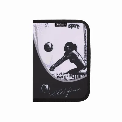 Penar echipat, 17 piese, 1 fermoar, 13.5x19.5x3.5cm, Beach Sport, Herlitz