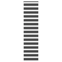 vidaXL Jaluzea tip zebra neagră lățime țesătură 55,9 cm poliester