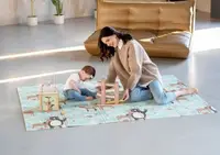 Saltea educativa pentru copii Neno Mondo din spuma