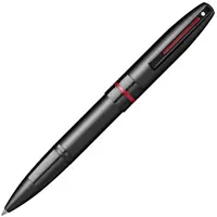 Roller Sheaffer Icon - Matte Black Laquer with Red PVD Trims