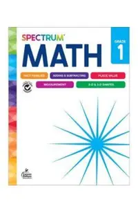 Spectrum Math Workbook, Grade 1