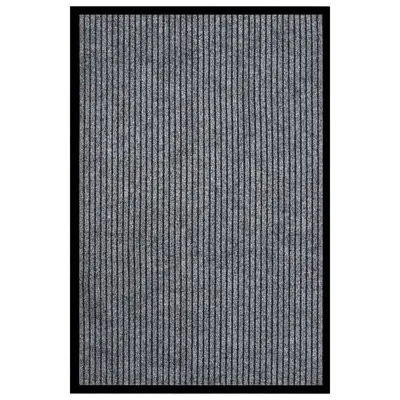 vidaXL Covoraș de ușă, gri cu dungi, 80x120 cm